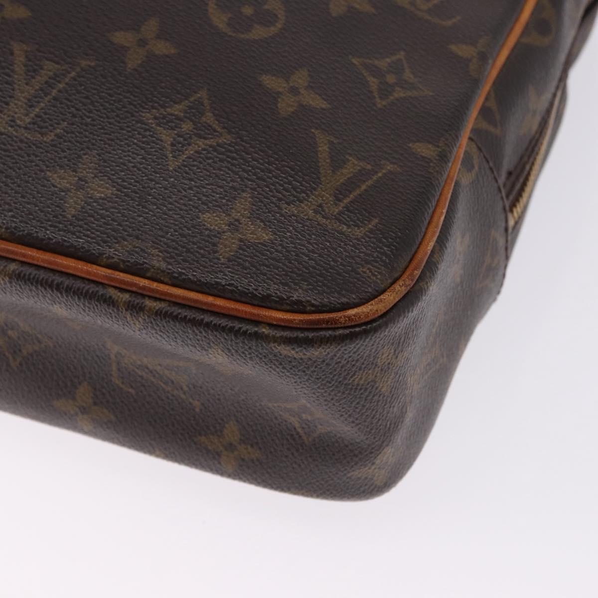 LOUIS VUITTON Monogram Porte Documents Pegas Hand Bag M53343 LV Auth ep15652