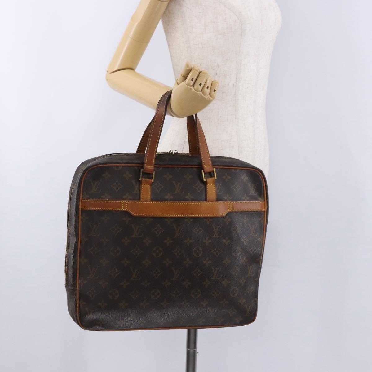 LOUIS VUITTON Monogram Porte Documents Pegas Hand Bag M53343 LV Auth ep15652