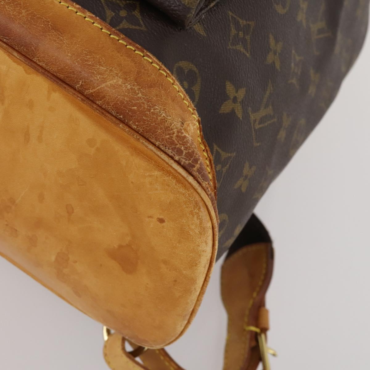 LOUIS VUITTON Monogram Montsouris GM Backpack M51135 LV Auth ep15653