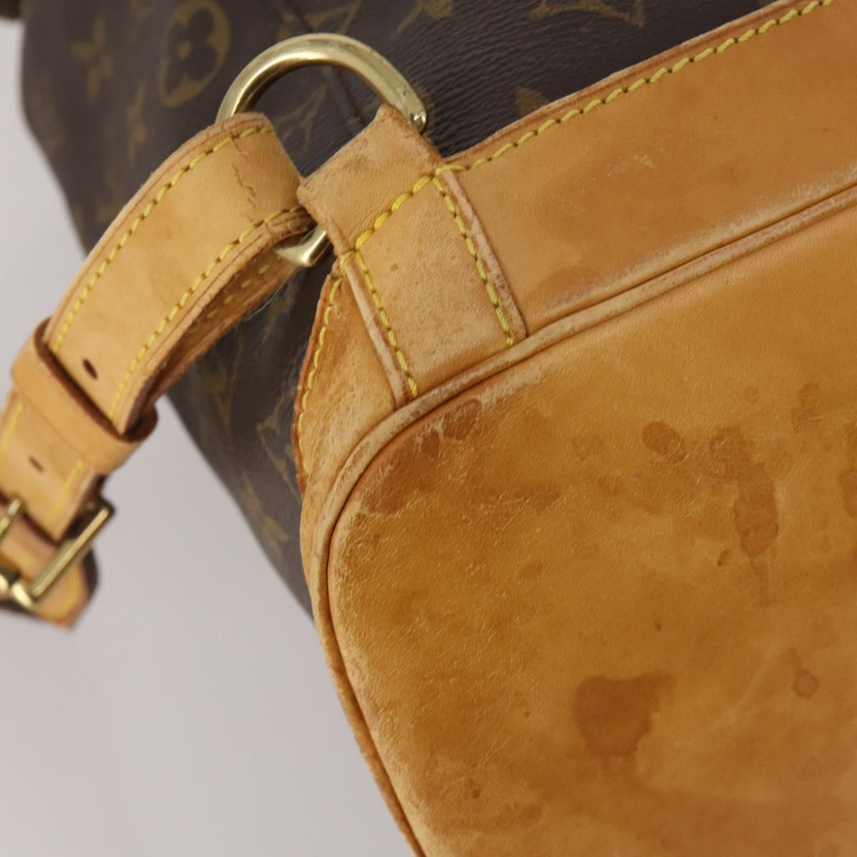 LOUIS VUITTON Monogram Montsouris GM Backpack M51135 LV Auth ep15653