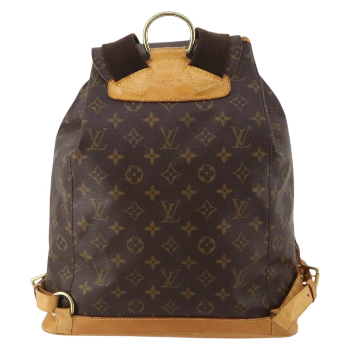LOUIS VUITTON Monogram Montsouris GM Backpack M51135 LV Auth ep15653