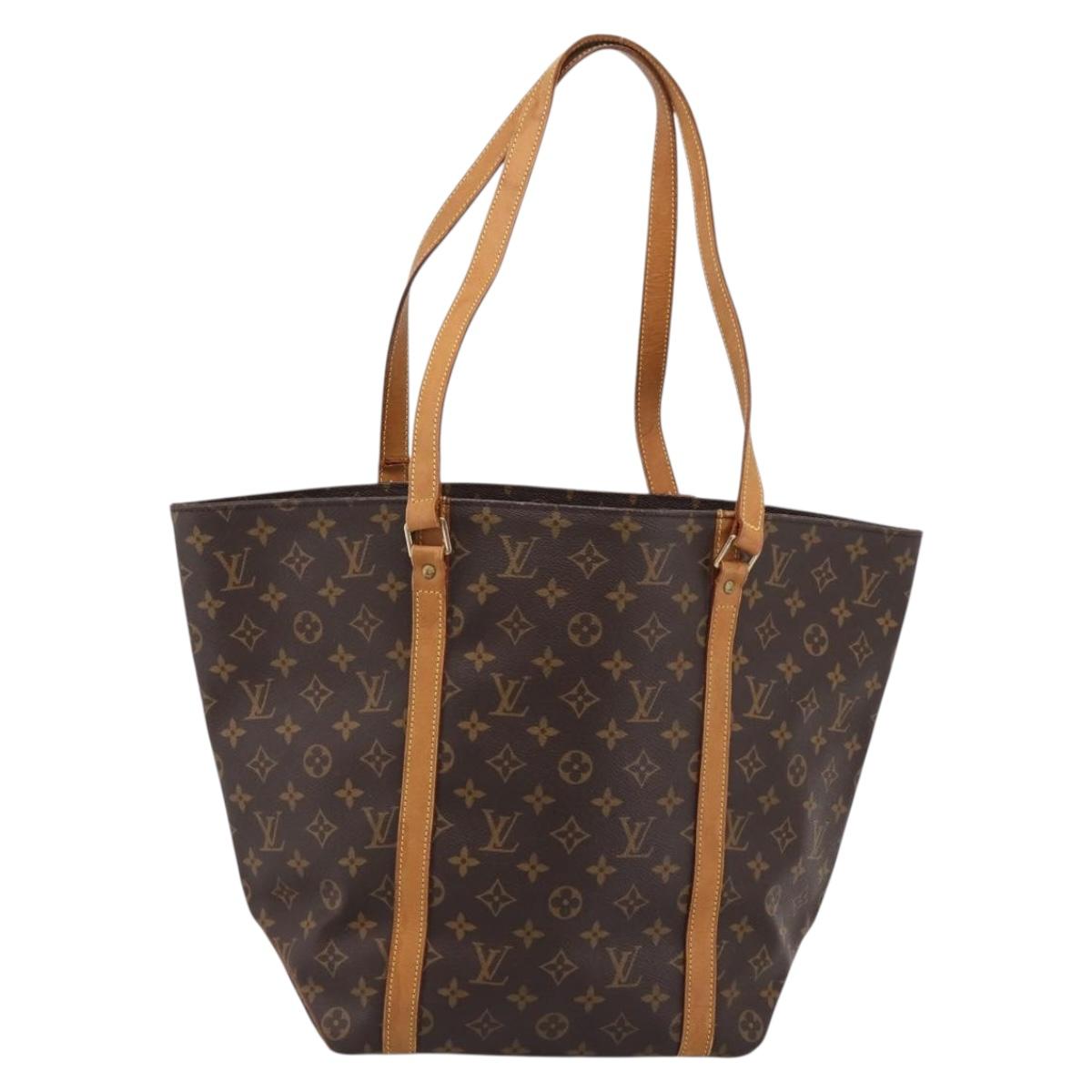 LOUIS VUITTON Monogram Sac Shopping Tote Bag M51108 LV Auth ep15654