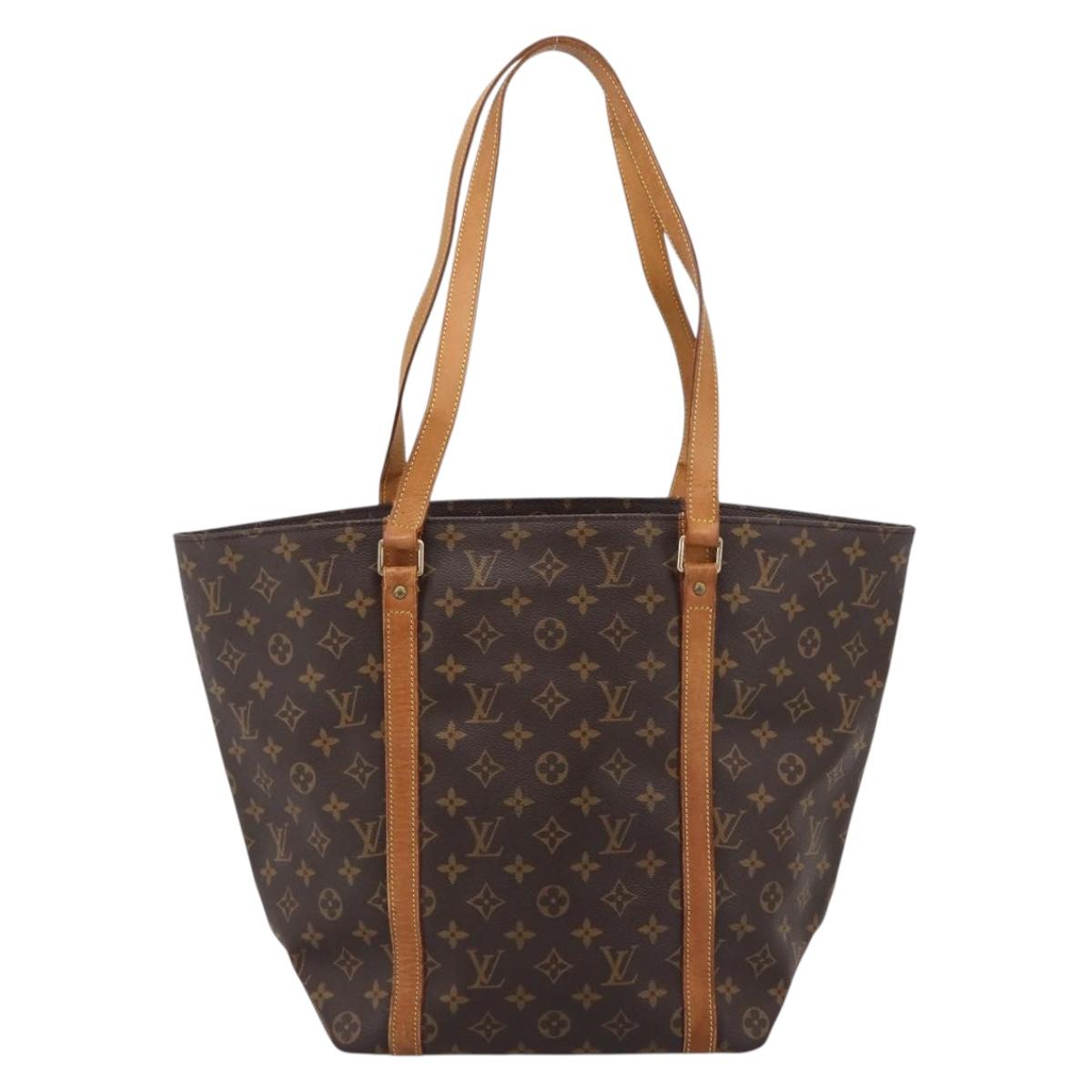 LOUIS VUITTON Monogram Sac Shopping Tote Bag M51108 LV Auth ep15654