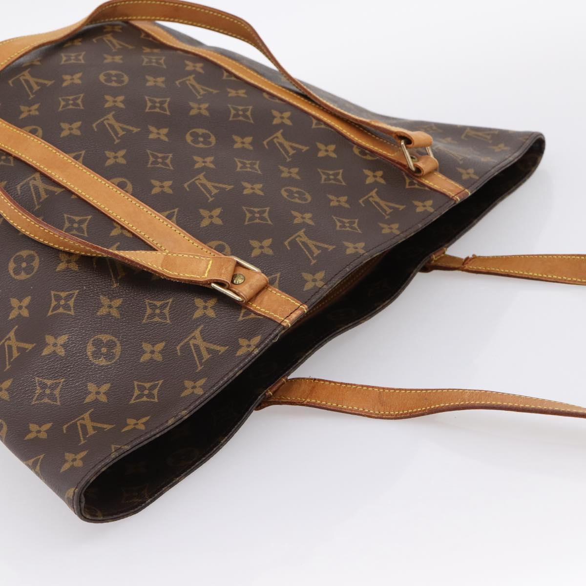 LOUIS VUITTON Monogram Sac Shopping Tote Bag M51108 LV Auth ep15654