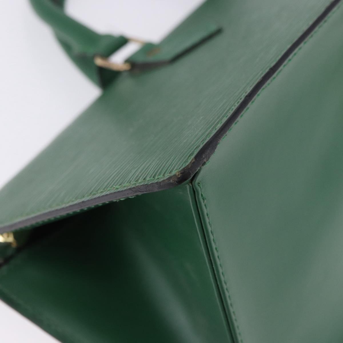 LOUIS VUITTON Epi Sac Triangle Hand Bag Green M52094 LV Auth ep15656A