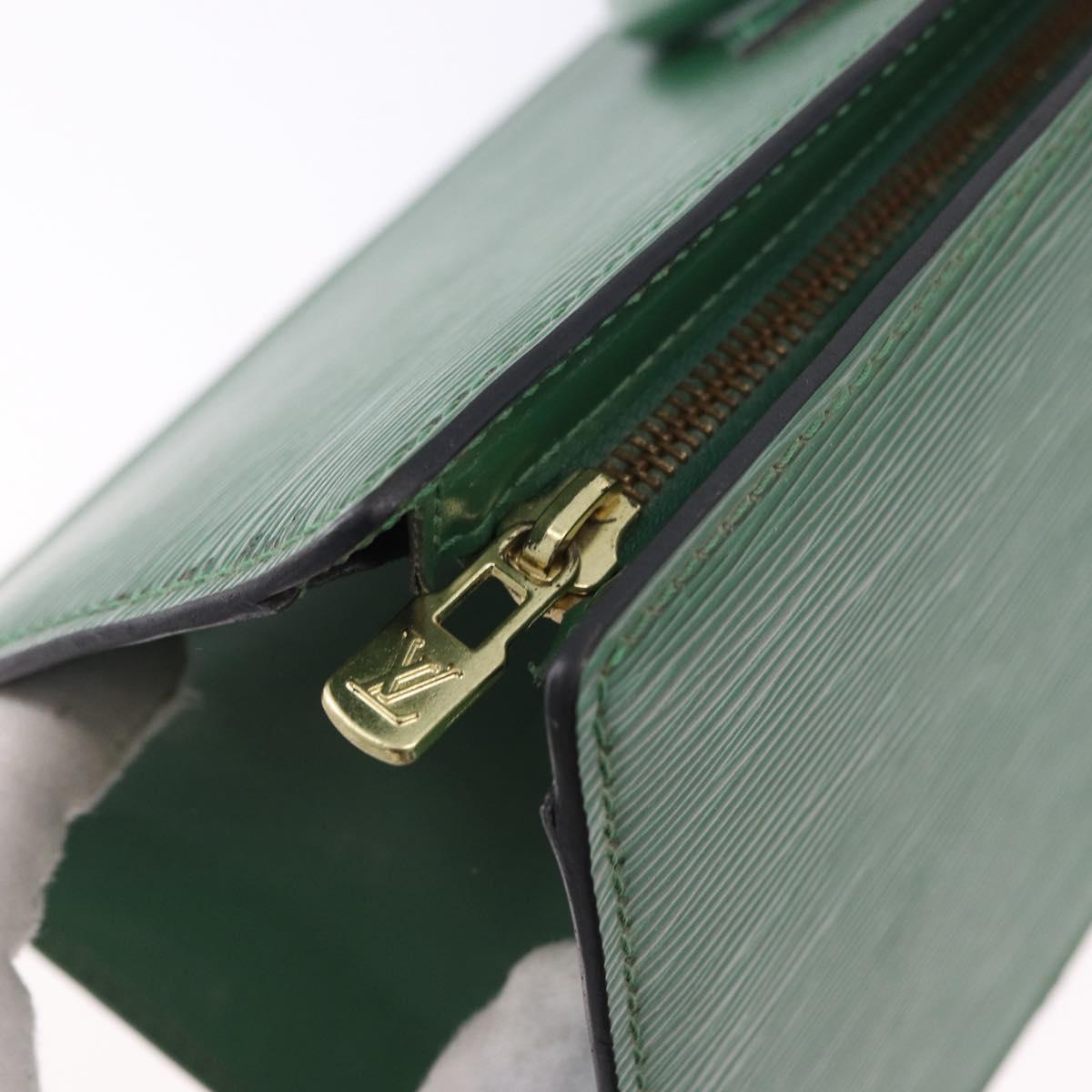 LOUIS VUITTON Epi Sac Triangle Hand Bag Green M52094 LV Auth ep15656A