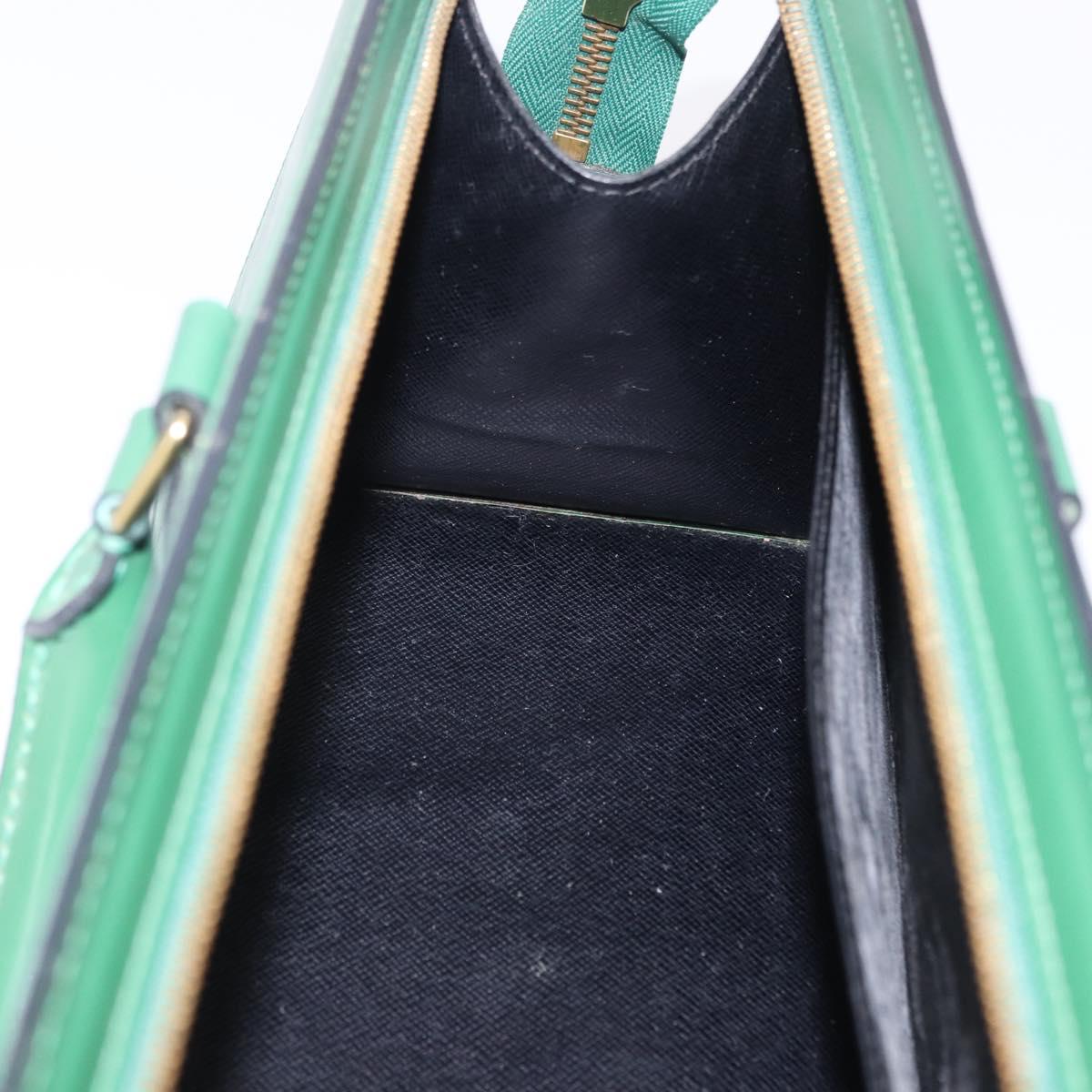 LOUIS VUITTON Epi Sac Triangle Hand Bag Green M52094 LV Auth ep15656A