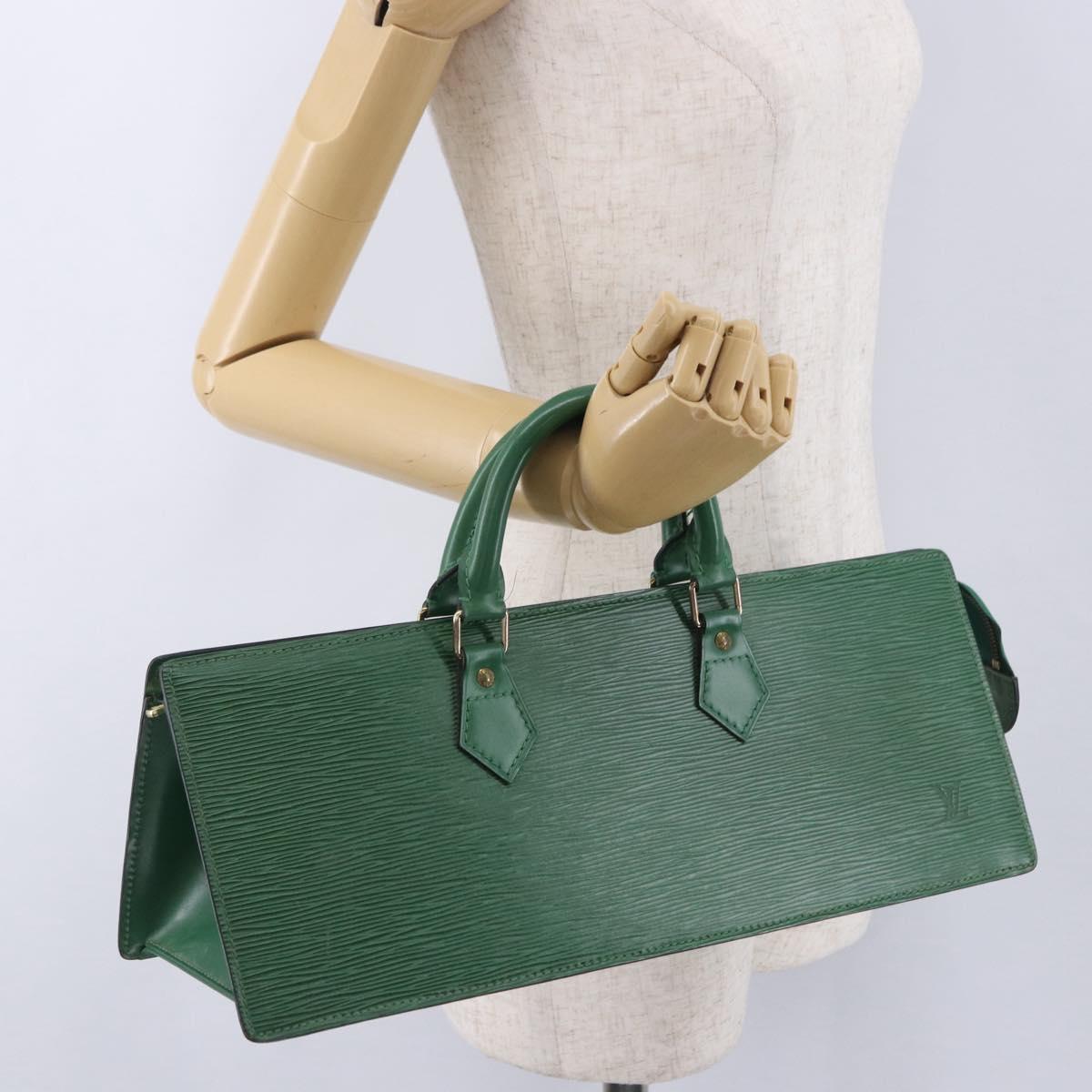 LOUIS VUITTON Epi Sac Triangle Hand Bag Green M52094 LV Auth ep15656A