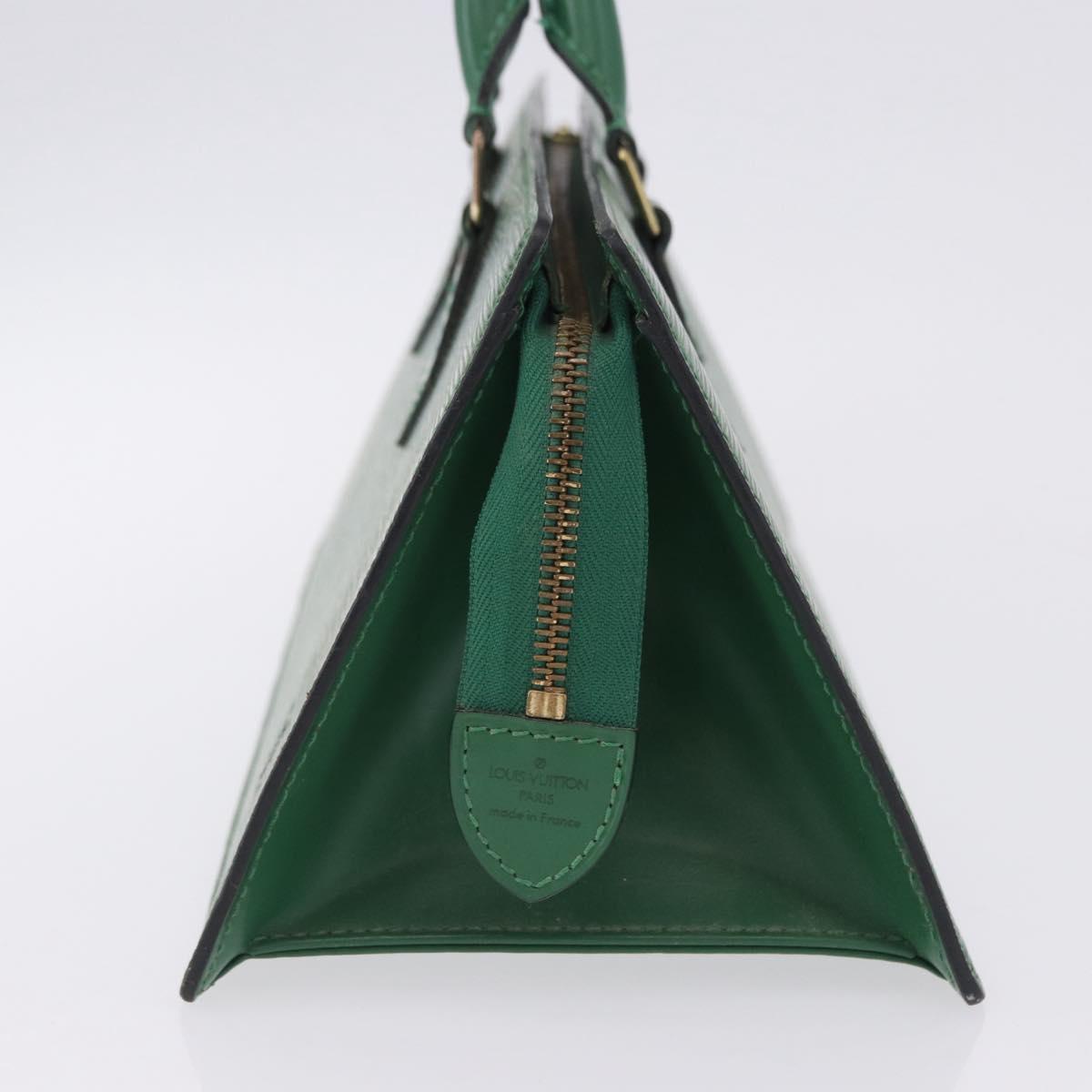LOUIS VUITTON Epi Sac Triangle Hand Bag Green M52094 LV Auth ep15656A