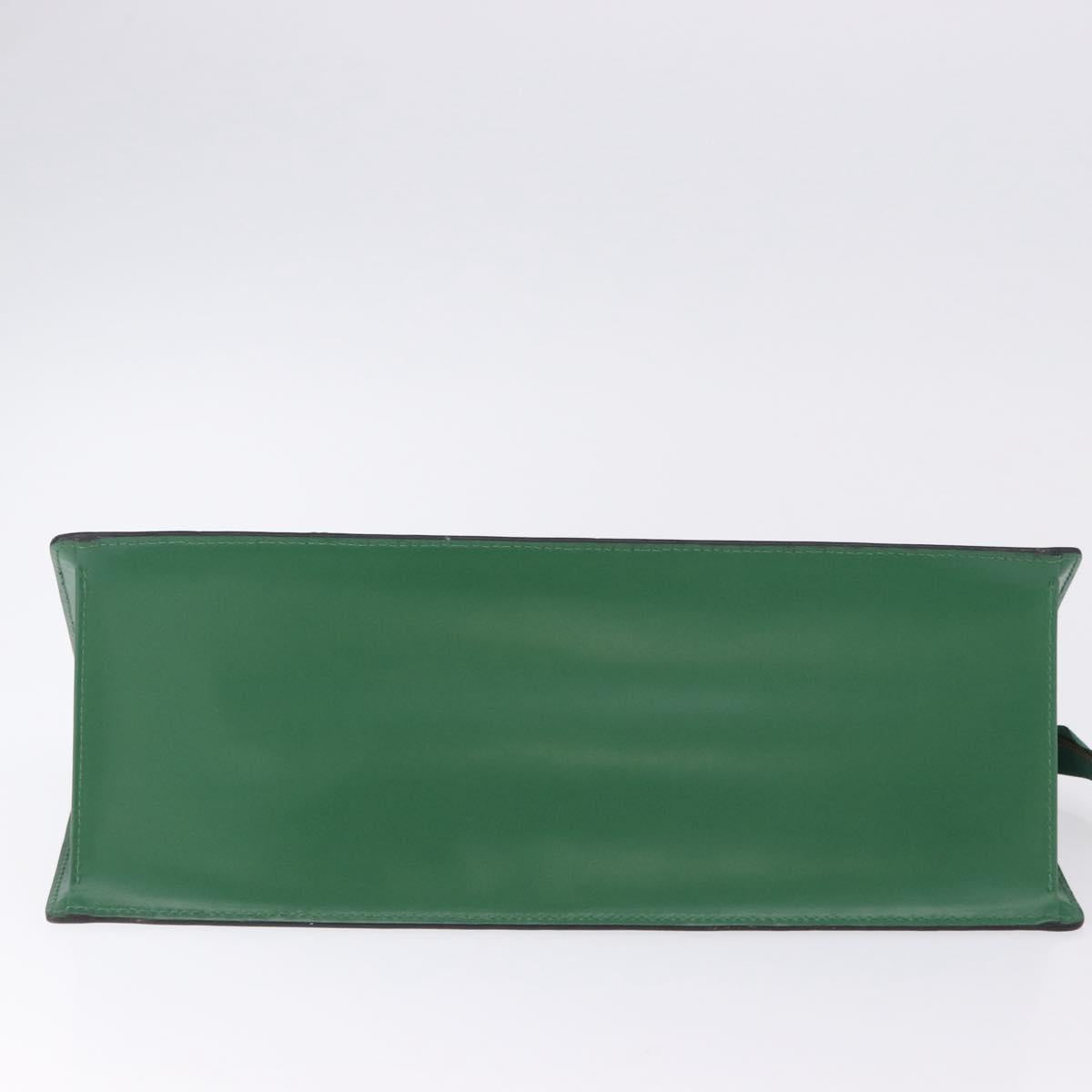 LOUIS VUITTON Epi Sac Triangle Hand Bag Green M52094 LV Auth ep15656A