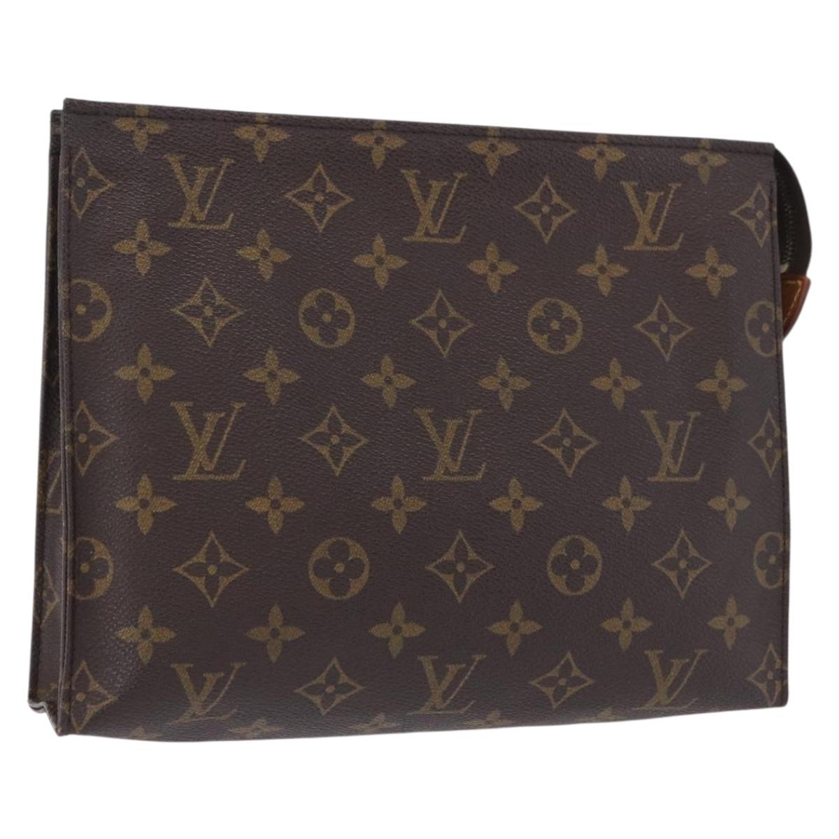 LOUIS VUITTON Monogram Poche Toilette 26 Pouch M47542 LV Auth ep15661