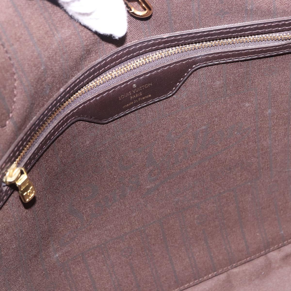 LOUIS VUITTON Monogram Idylle Neverfull MM Tote Bag Fuzan M40513 Auth ep15672V