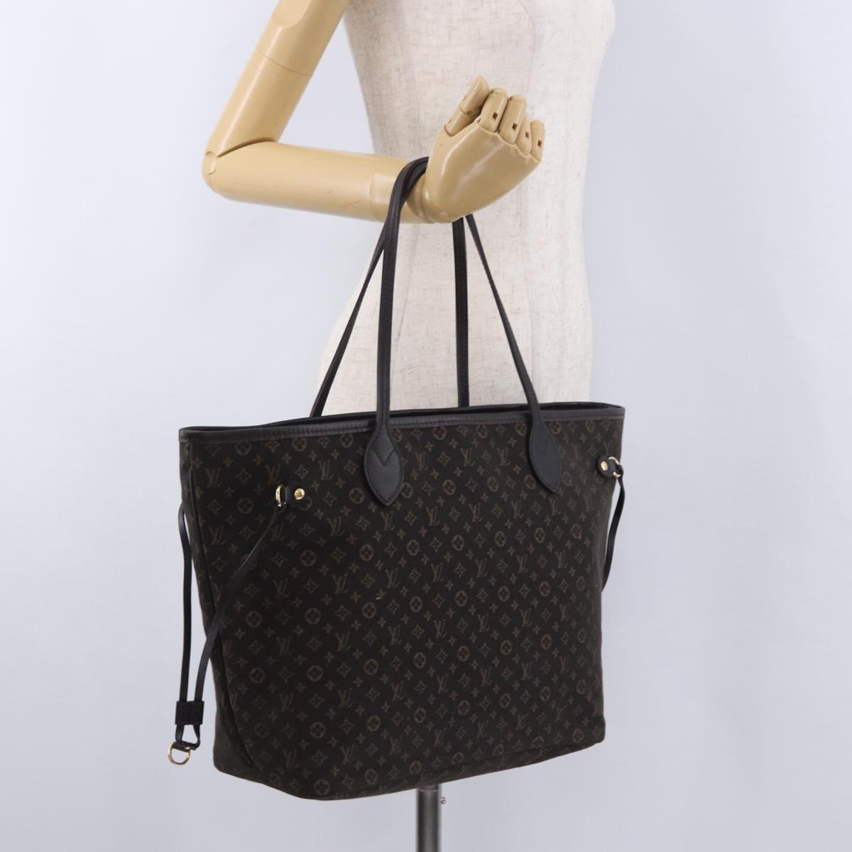 LOUIS VUITTON Monogram Idylle Neverfull MM Tote Bag Fuzan M40513 Auth ep15672V