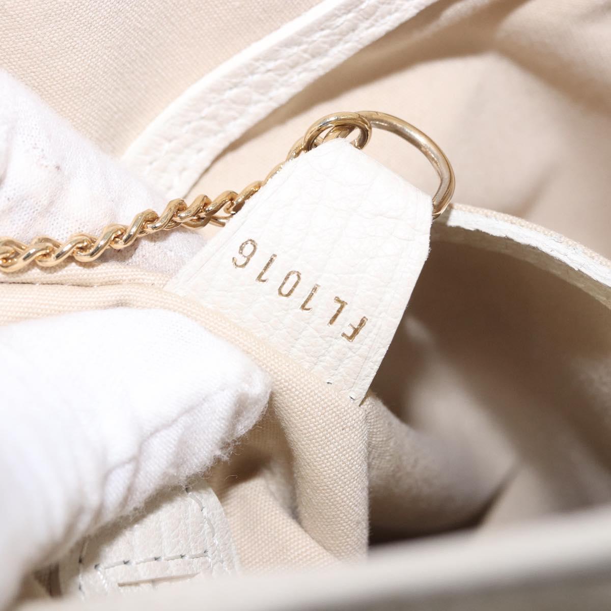 LOUIS VUITTON Monogram Mini Lin Bucket PM Bag White Dunne M95316 Auth ep15674V