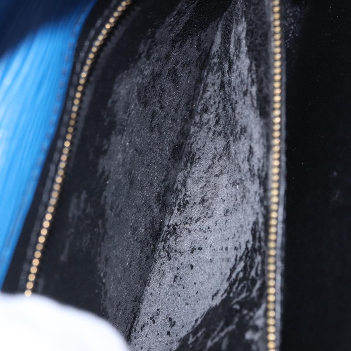 LOUIS VUITTON Epi Art Deco Clutch Bag Blue M52635 LV Auth ep15676