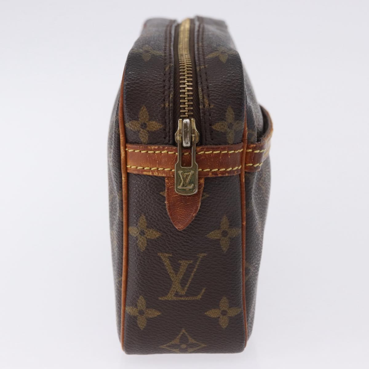 LOUIS VUITTON Monogram Compiegne 23 Clutch Bag M51847 LV Auth ep15682
