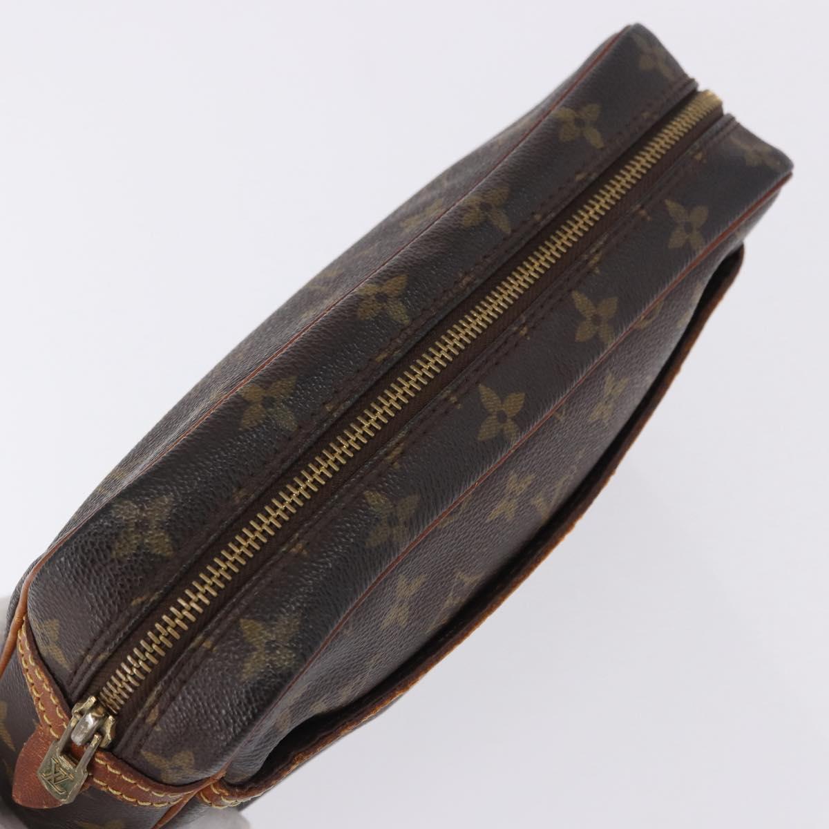 LOUIS VUITTON Monogram Compiegne 23 Clutch Bag M51847 LV Auth ep15682