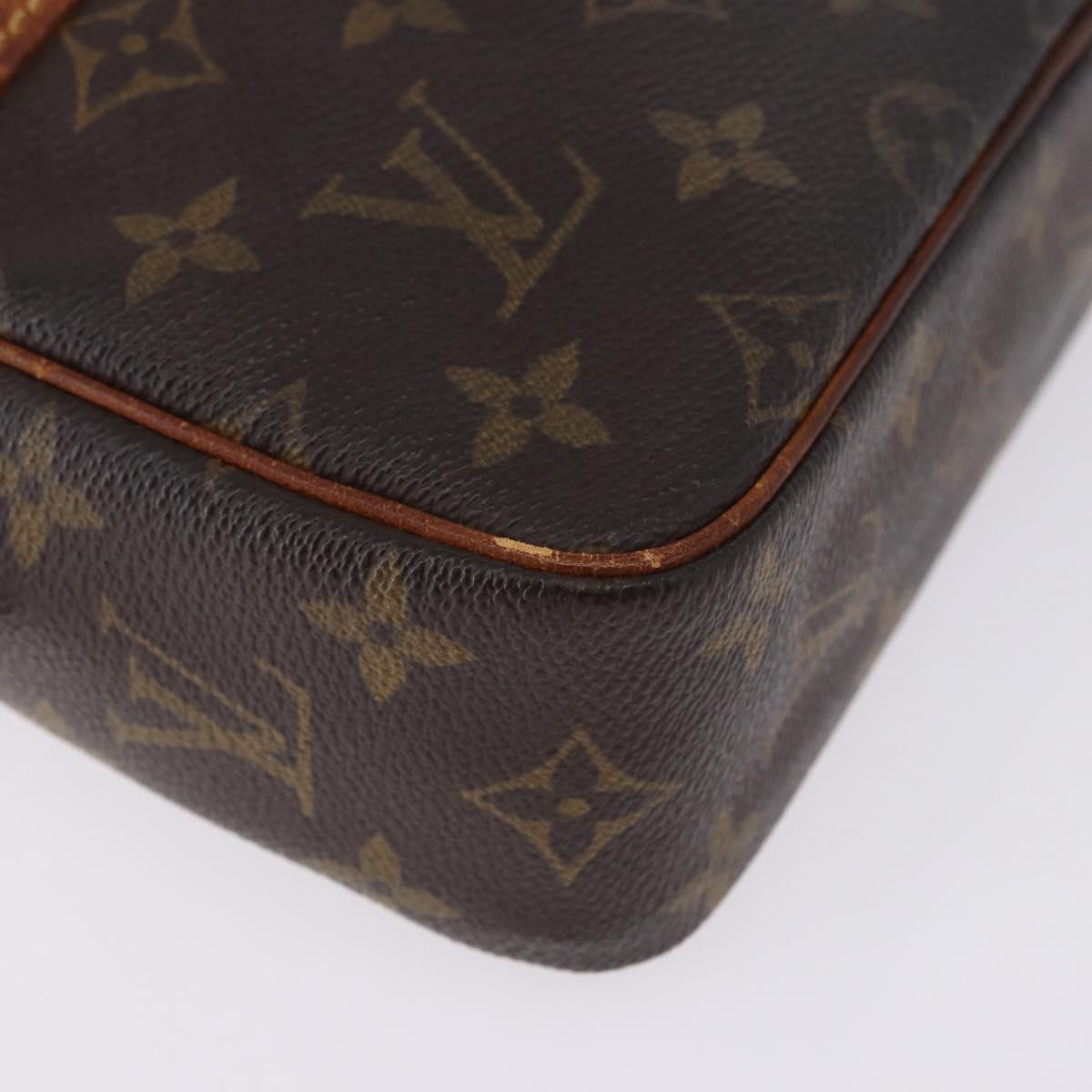 LOUIS VUITTON Monogram Compiegne 23 Clutch Bag M51847 LV Auth ep15682