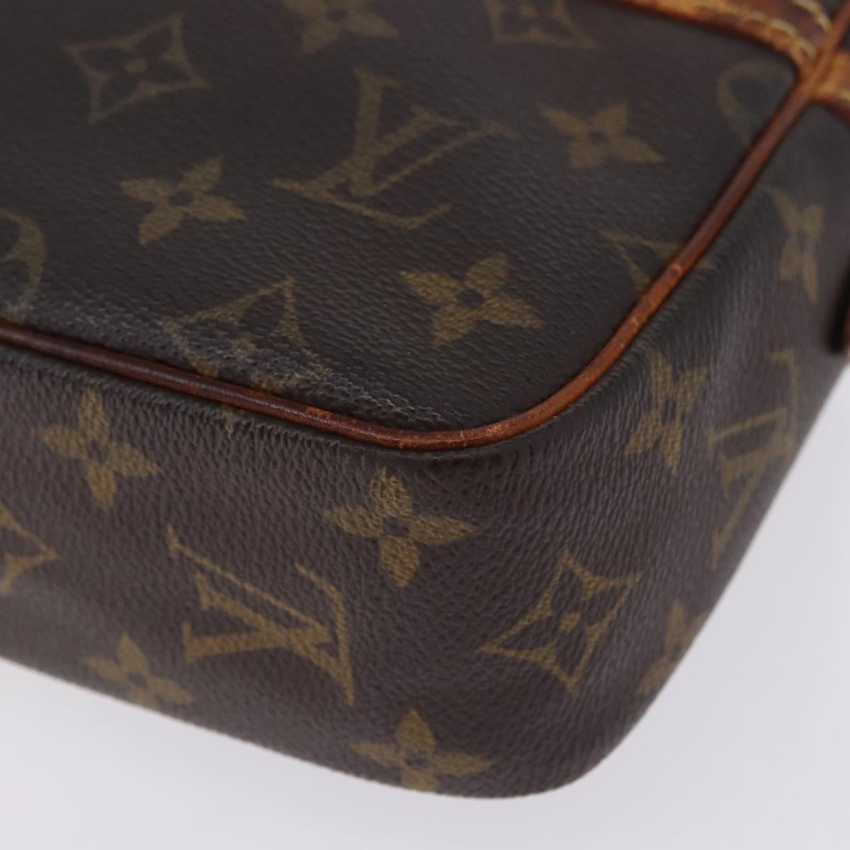 LOUIS VUITTON Monogram Compiegne 23 Clutch Bag M51847 LV Auth ep15682