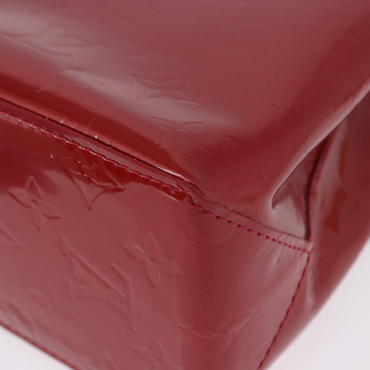 LOUIS VUITTON Monogram Vernis Reade PM Bag Pomme D'amour M91990 LV Auth ep15684V