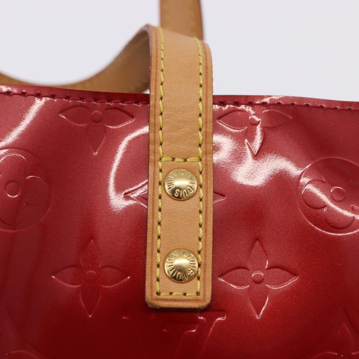 LOUIS VUITTON Monogram Vernis Reade PM Bag Pomme D'amour M91990 LV Auth ep15684V