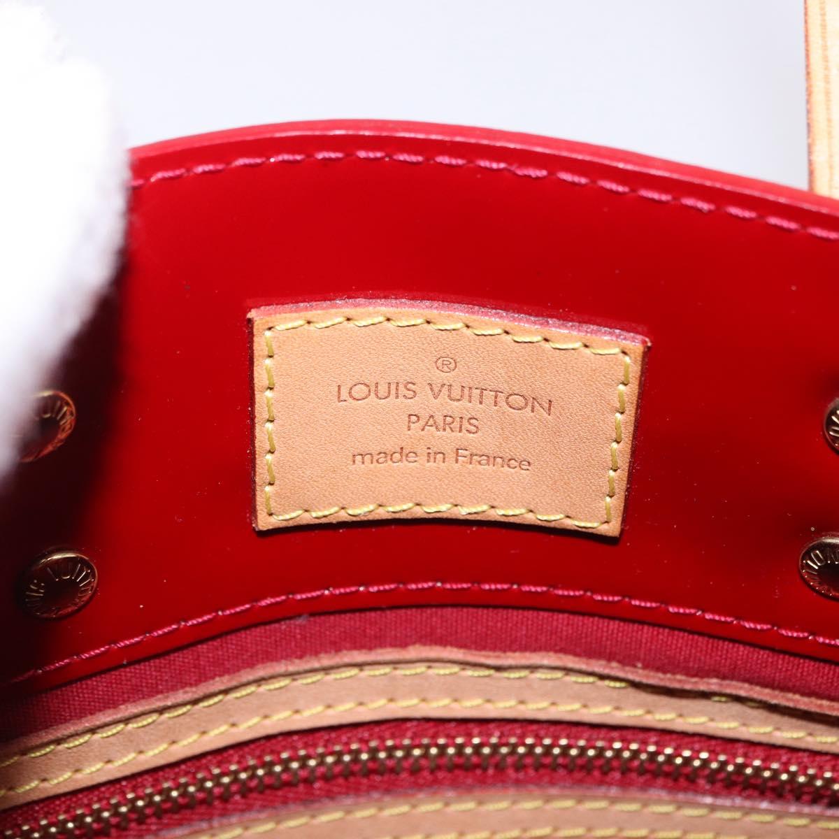 LOUIS VUITTON Monogram Vernis Reade PM Bag Pomme D'amour M91990 LV Auth ep15684V