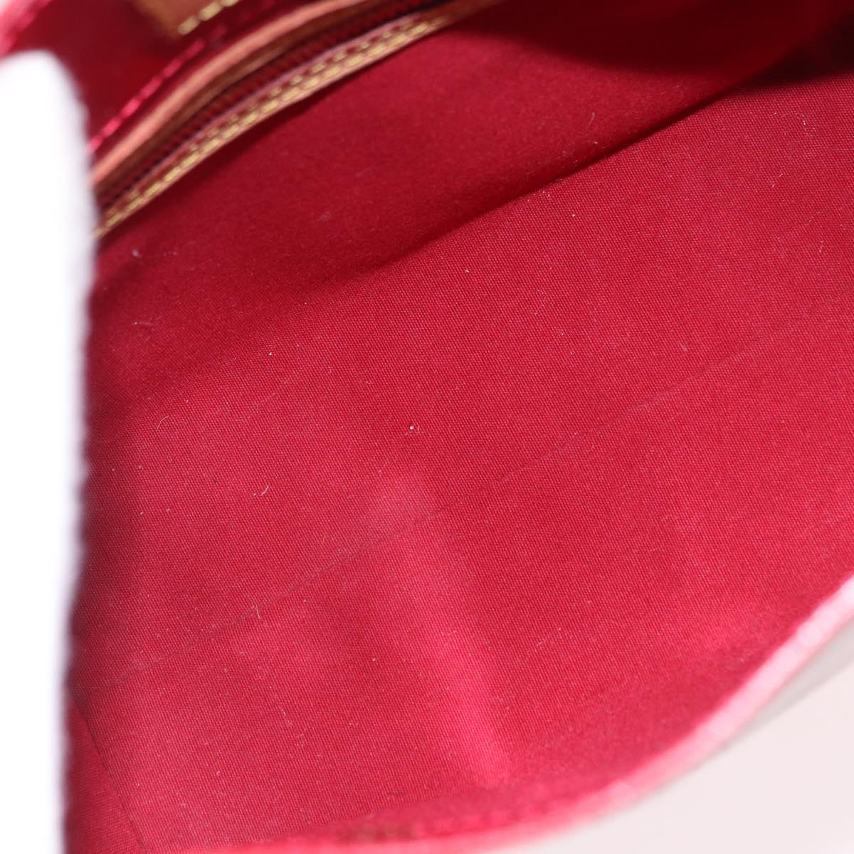 LOUIS VUITTON Monogram Vernis Reade PM Bag Pomme D'amour M91990 LV Auth ep15684V