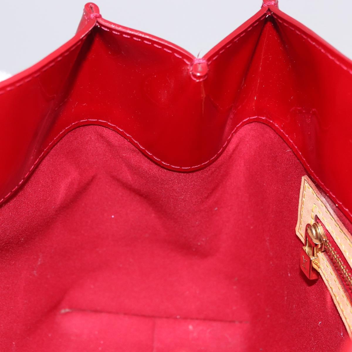 LOUIS VUITTON Monogram Vernis Reade PM Bag Pomme D'amour M91990 LV Auth ep15684V