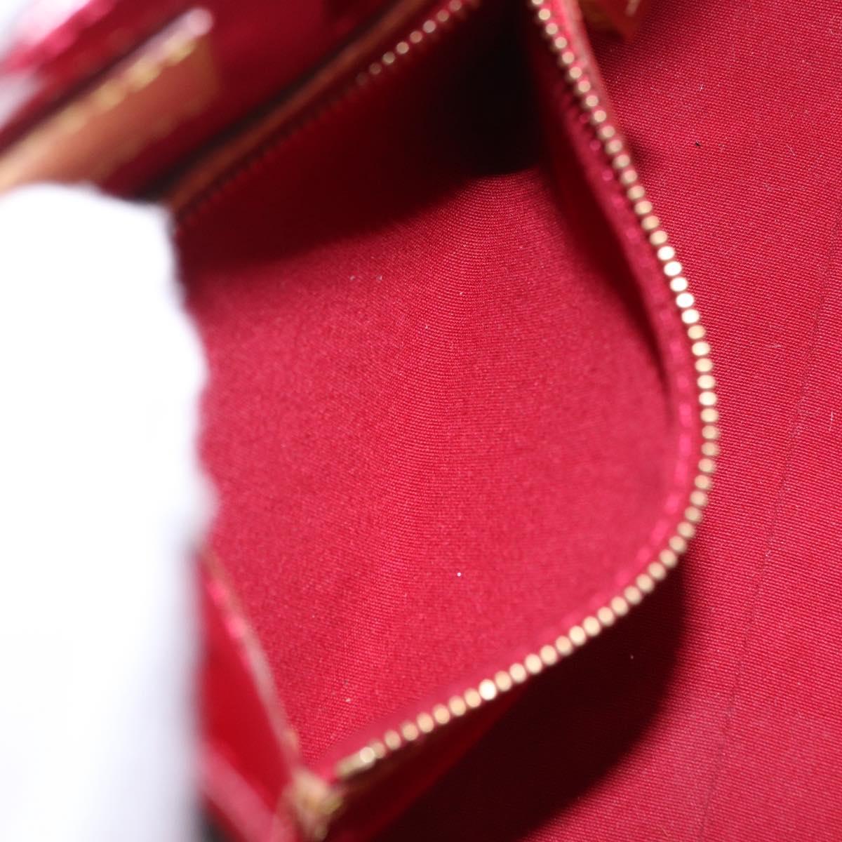 LOUIS VUITTON Monogram Vernis Reade PM Bag Pomme D'amour M91990 LV Auth ep15684V
