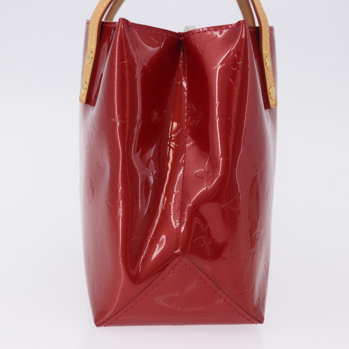LOUIS VUITTON Monogram Vernis Reade PM Bag Pomme D'amour M91990 LV Auth ep15684V
