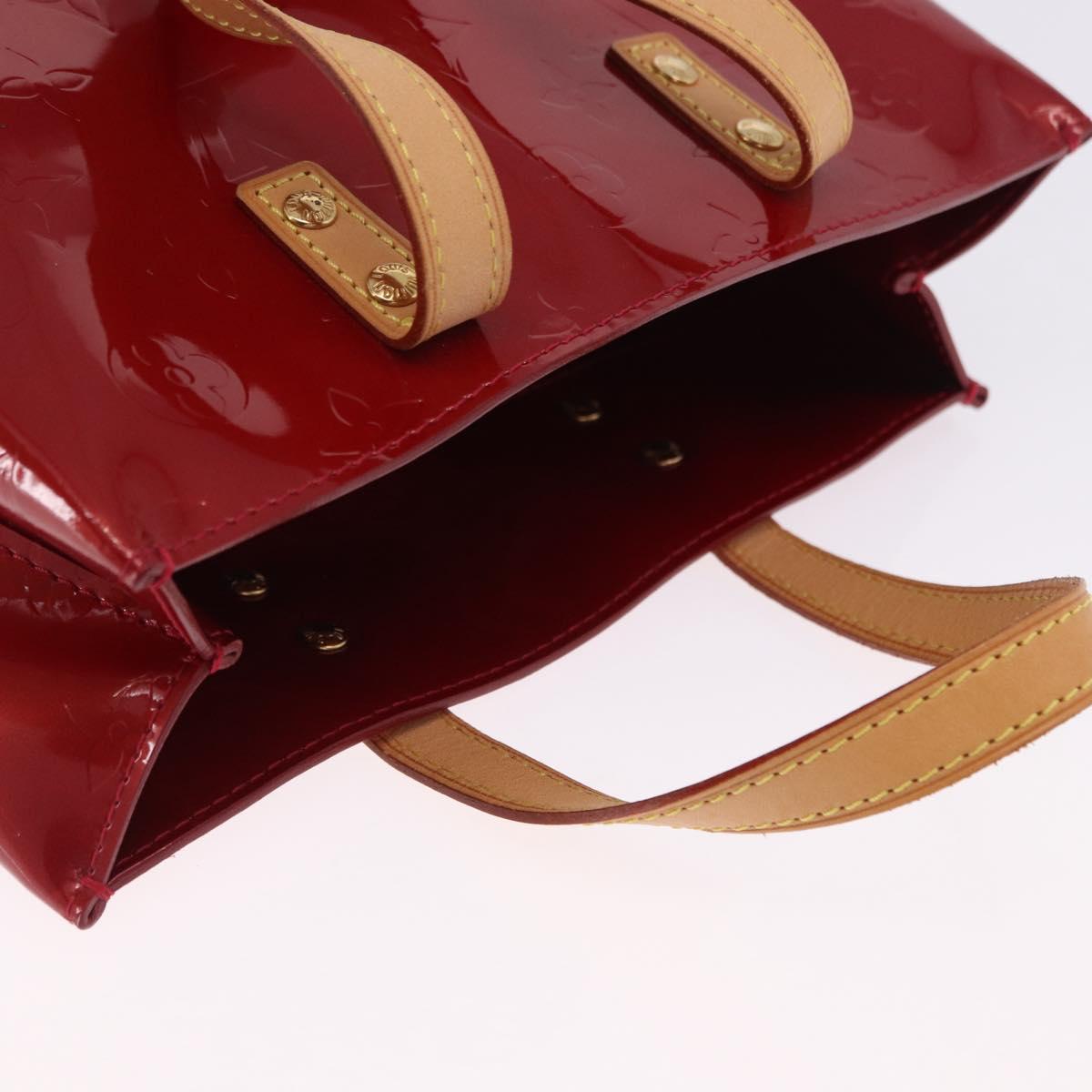 LOUIS VUITTON Monogram Vernis Reade PM Bag Pomme D'amour M91990 LV Auth ep15684V