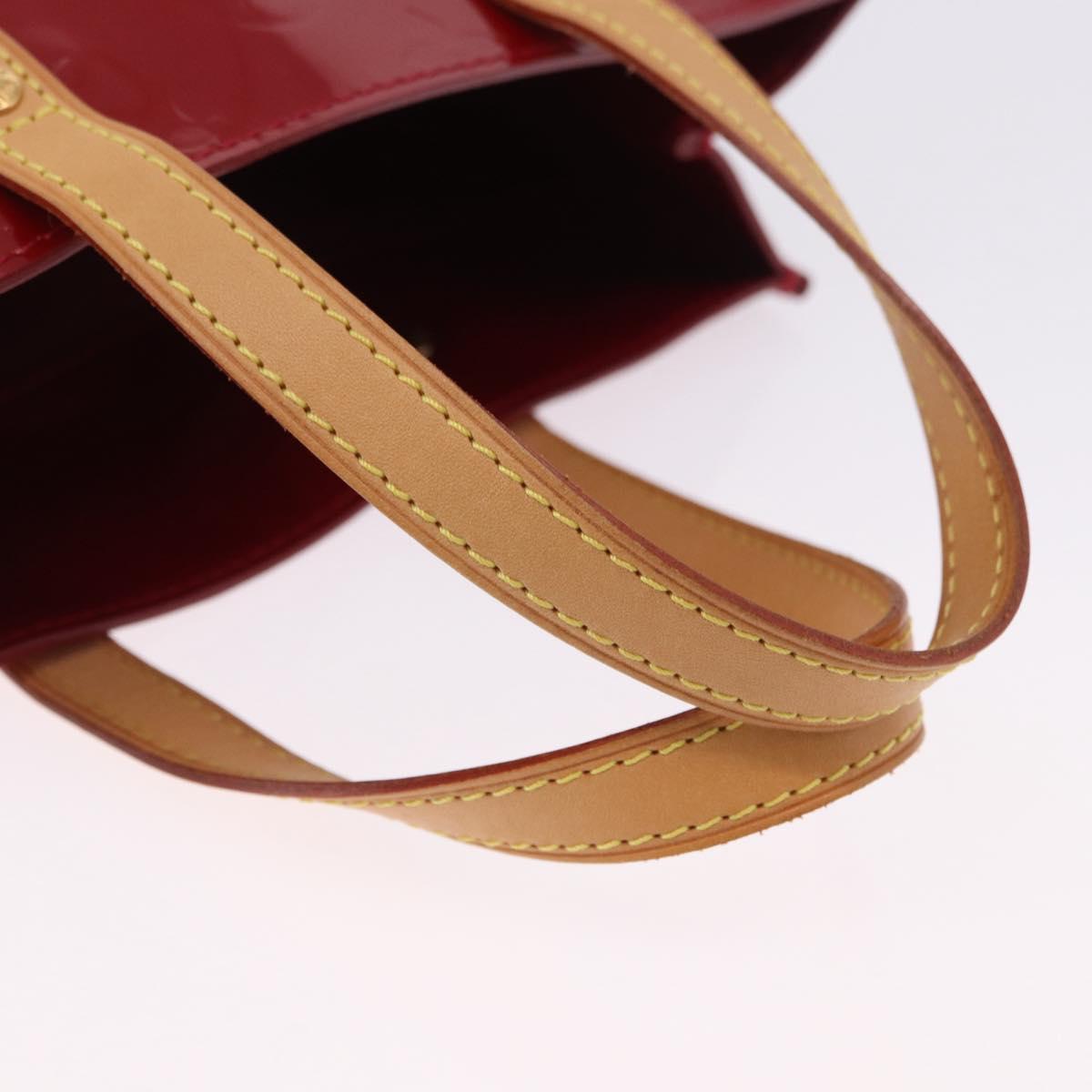 LOUIS VUITTON Monogram Vernis Reade PM Bag Pomme D'amour M91990 LV Auth ep15684V