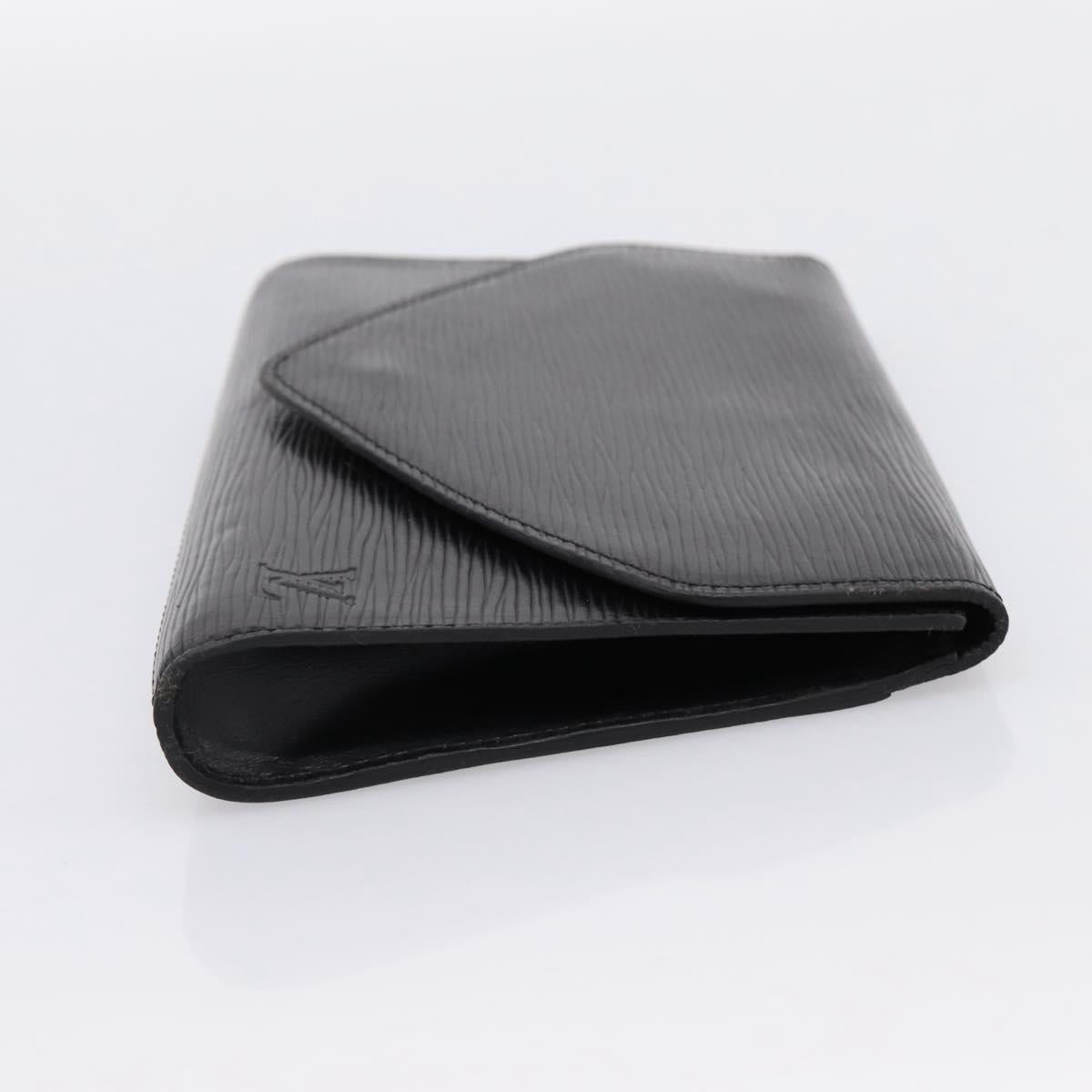LOUIS VUITTON Epi Art Deco Clutch Bag Black M52632 LV Auth ep15685