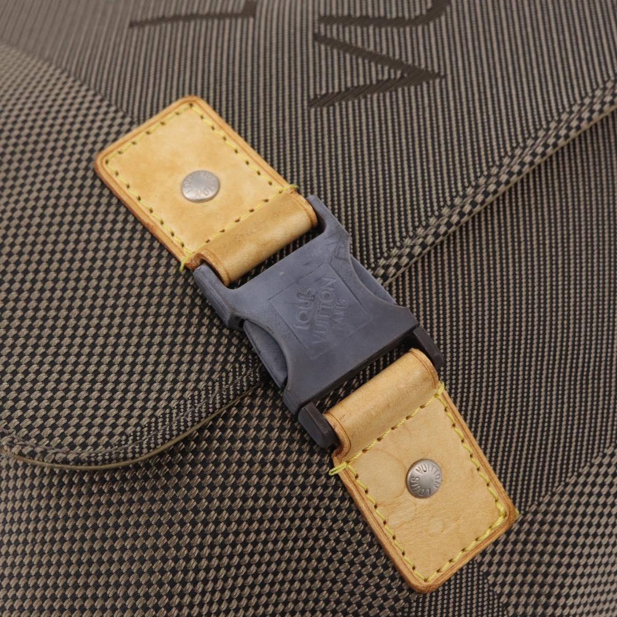 LOUIS VUITTON Damier Geant Roux Shoulder Bag Tail M93077 LV Auth ep15689