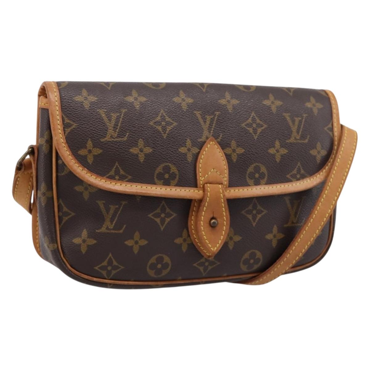 LOUIS VUITTON Monogram Gibeciere PM Shoulder Bag M42248 LV Auth ep15705A