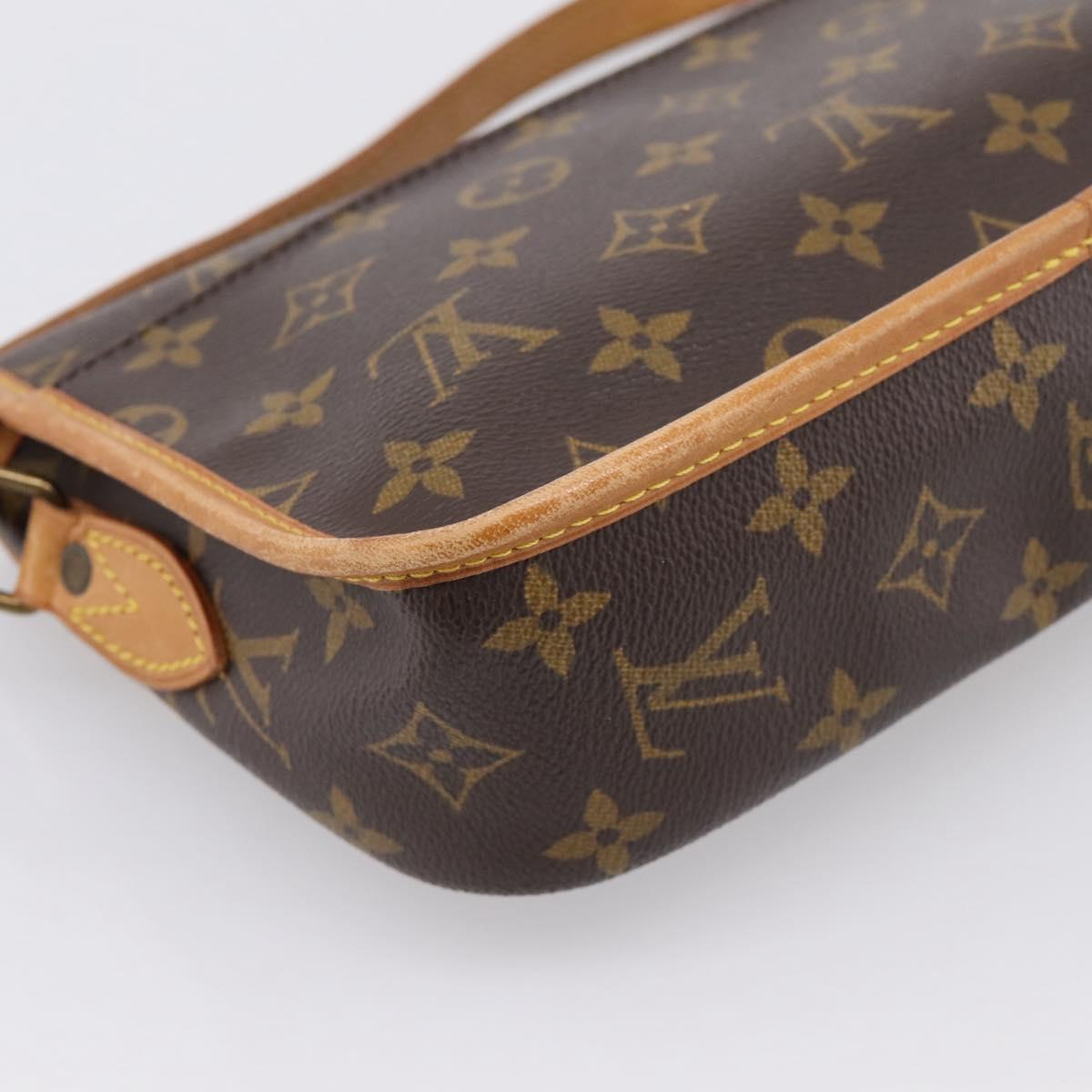 LOUIS VUITTON Monogram Gibeciere PM Shoulder Bag M42248 LV Auth ep15705A