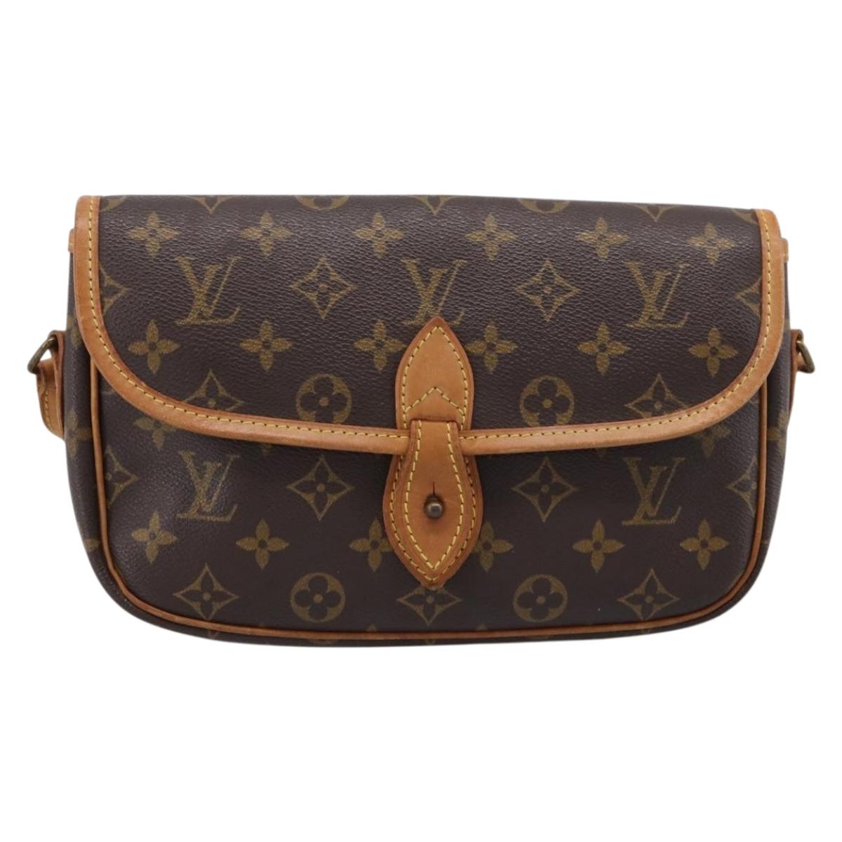 LOUIS VUITTON Monogram Gibeciere PM Shoulder Bag M42248 LV Auth ep15705A
