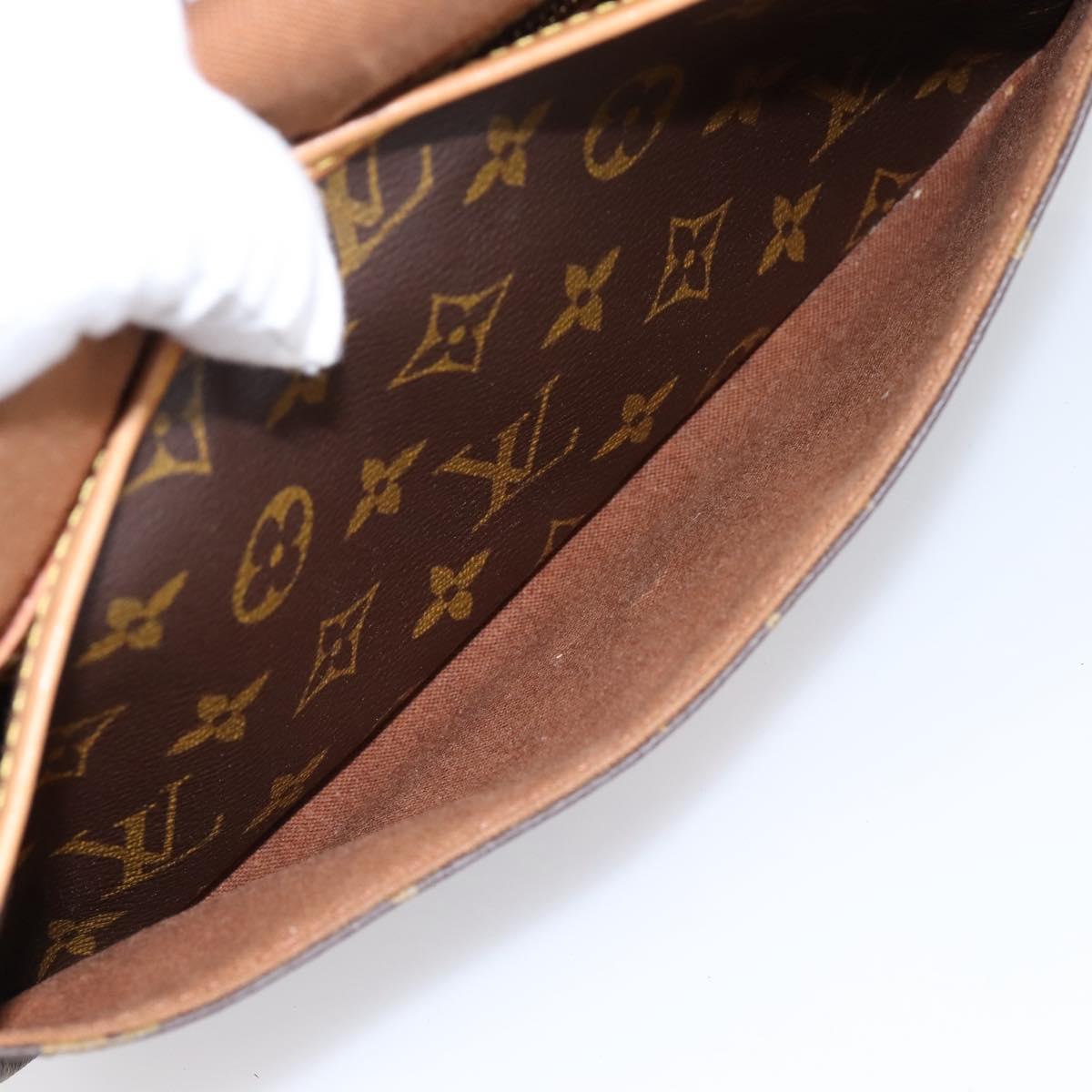 LOUIS VUITTON Monogram Gibeciere PM Shoulder Bag M42248 LV Auth ep15705A