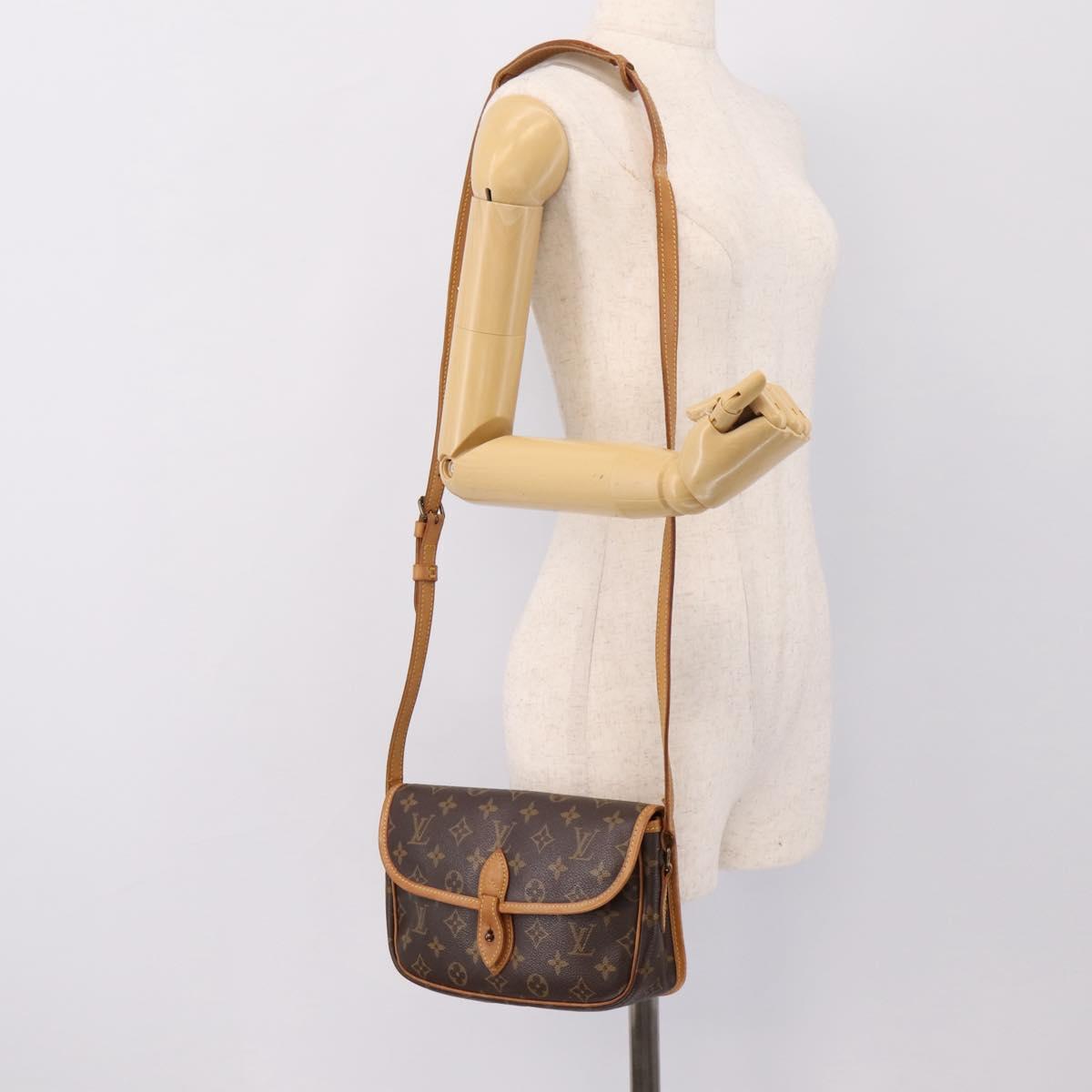 LOUIS VUITTON Monogram Gibeciere PM Shoulder Bag M42248 LV Auth ep15705A