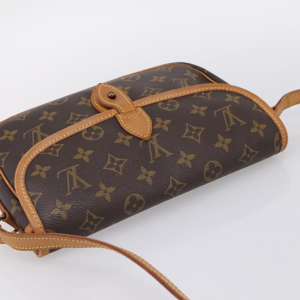 LOUIS VUITTON Monogram Gibeciere PM Shoulder Bag M42248 LV Auth ep15705A