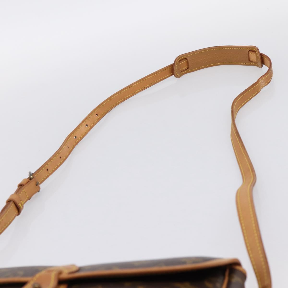 LOUIS VUITTON Monogram Gibeciere PM Shoulder Bag M42248 LV Auth ep15705A