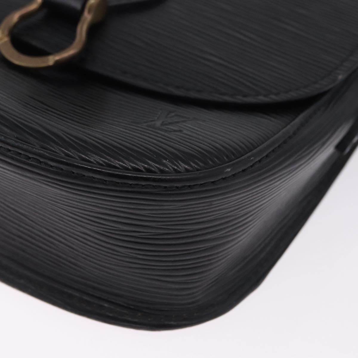 LOUIS VUITTON Epi Saint Cloud PM Shoulder Bag Black M52212 LV Auth ep15725A