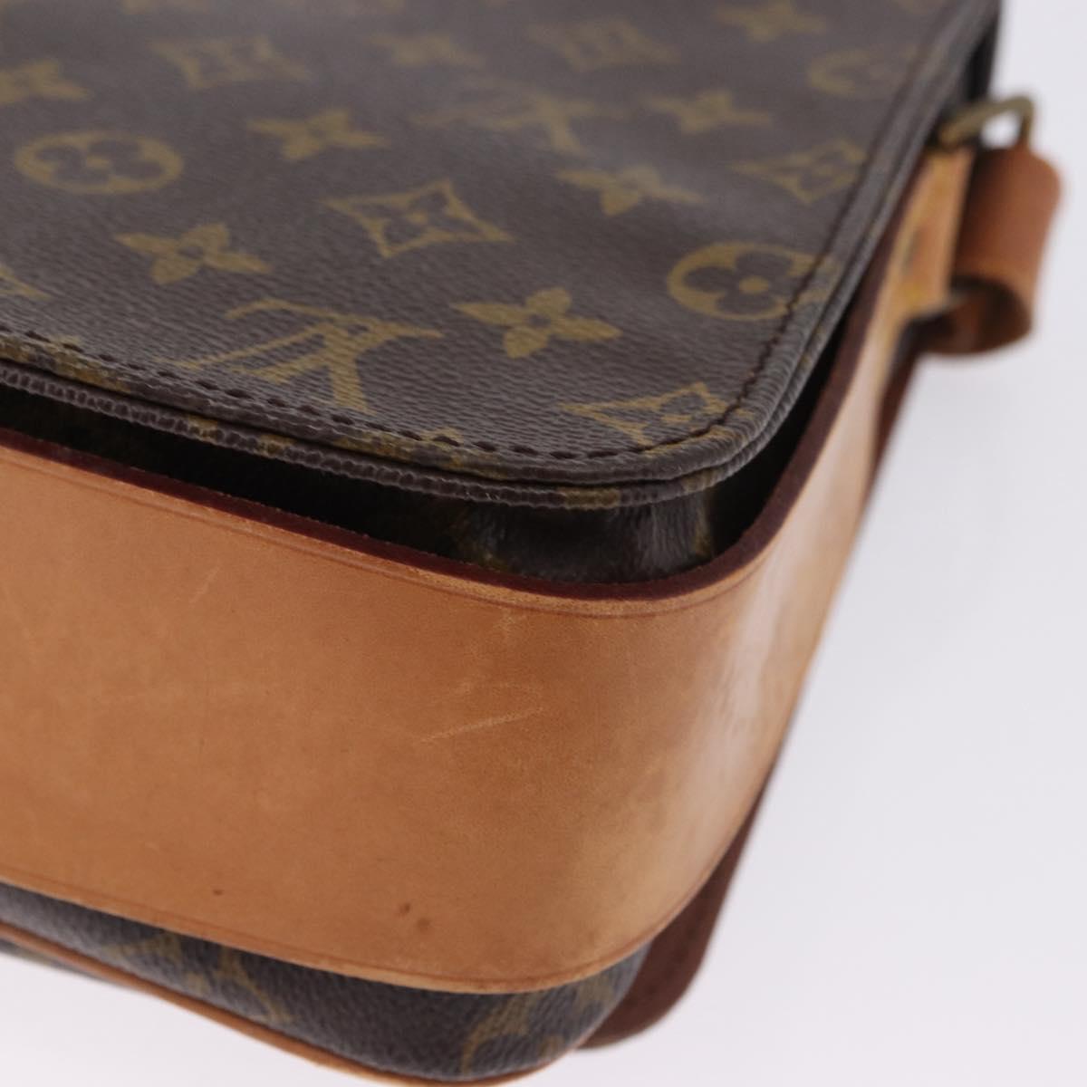 LOUIS VUITTON Monogram Cartouchiere GM Shoulder Bag M51252 LV Auth ep15728