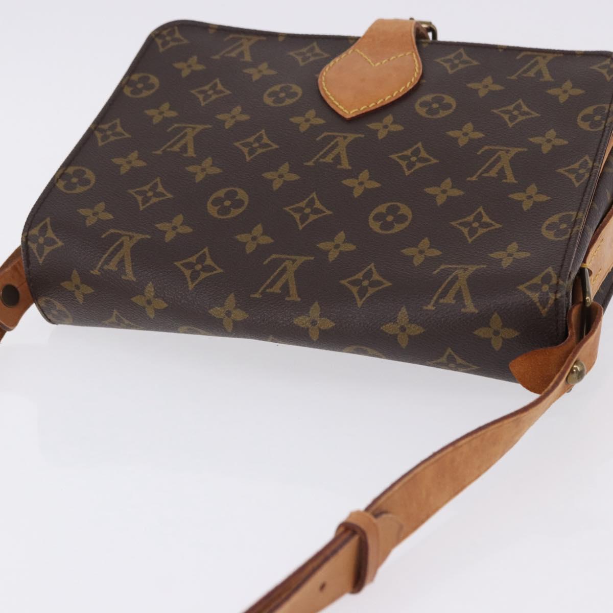 LOUIS VUITTON Monogram Cartouchiere GM Shoulder Bag M51252 LV Auth ep15728