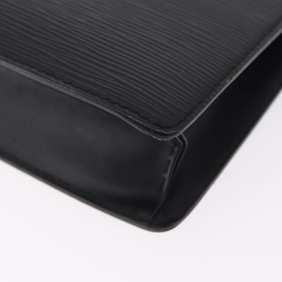 LOUIS VUITTON Epi Pochette Homme Clutch Bag Black M52522 LV Auth ep15733