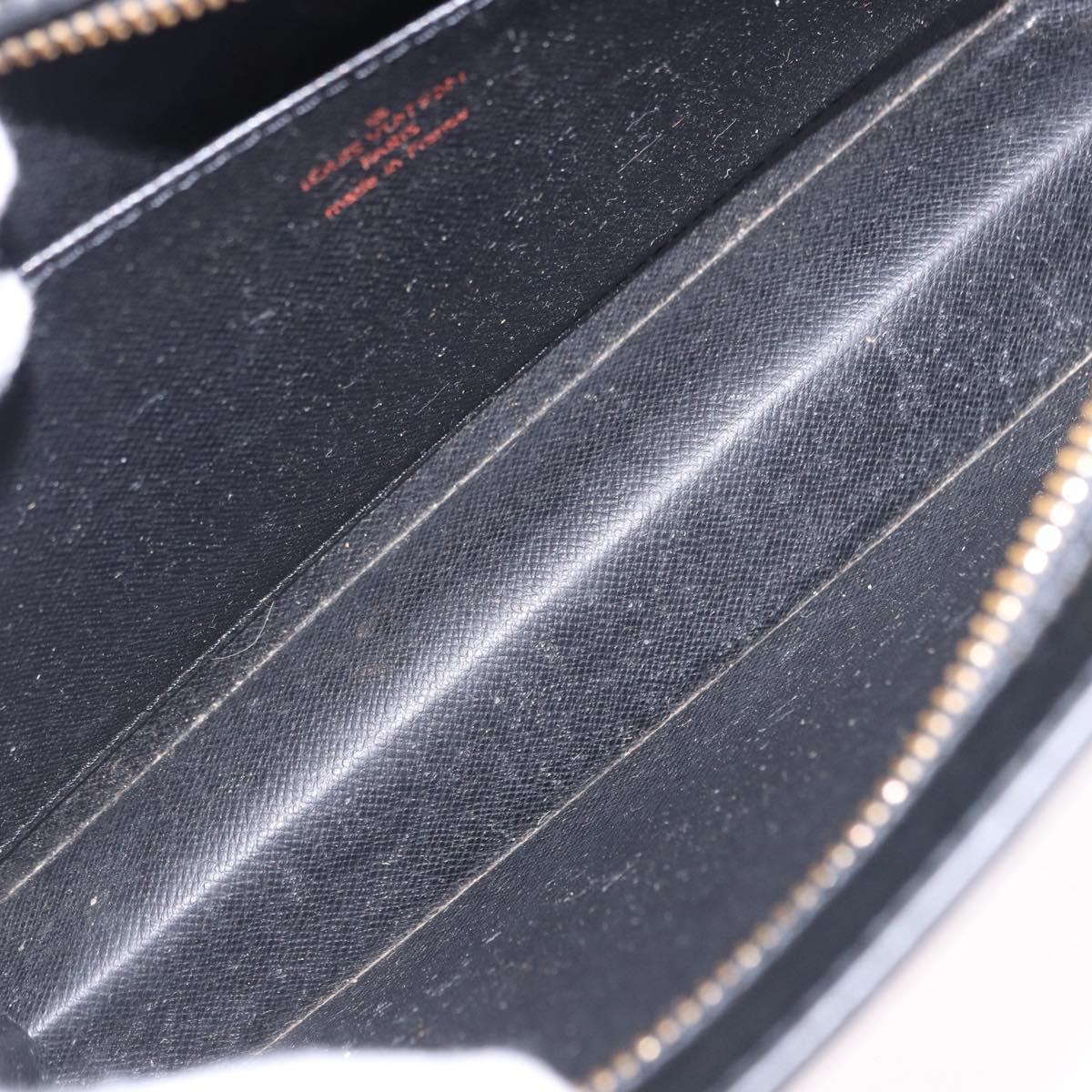 LOUIS VUITTON Epi Pochette Homme Clutch Bag Black M52522 LV Auth ep15733