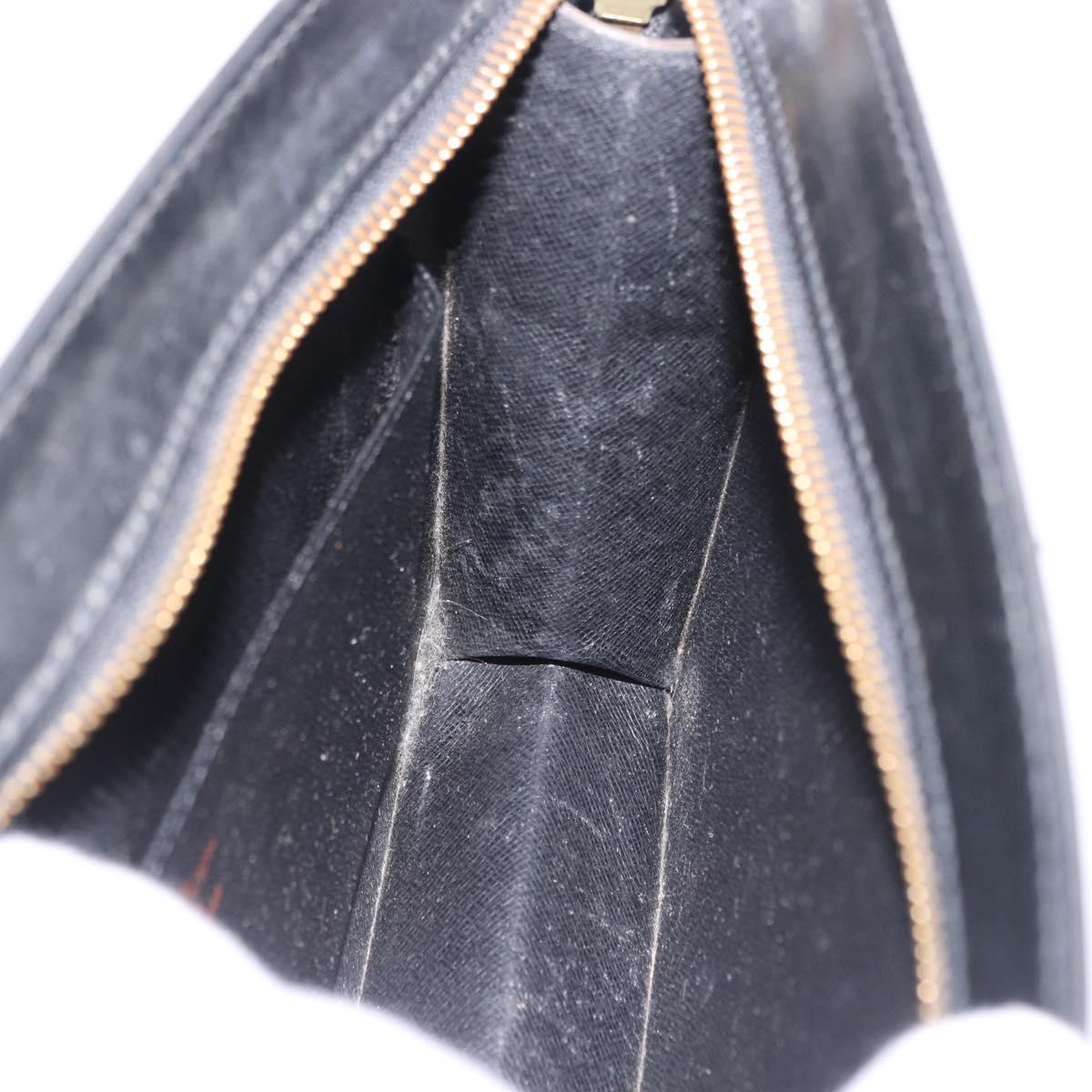 LOUIS VUITTON Epi Pochette Homme Clutch Bag Black M52522 LV Auth ep15733