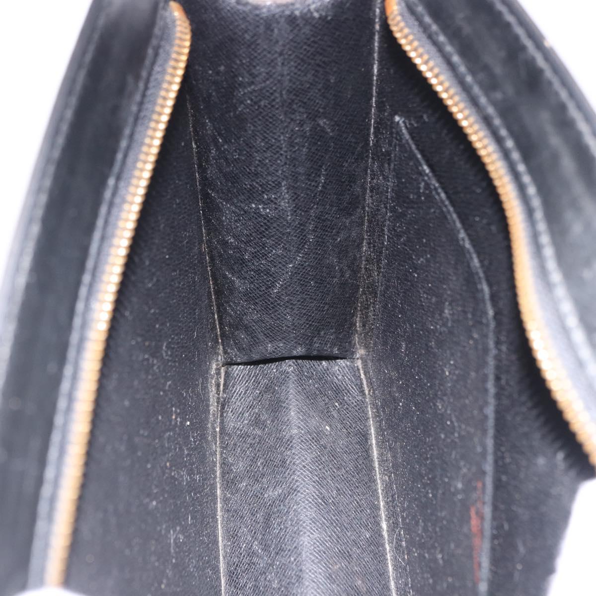 LOUIS VUITTON Epi Pochette Homme Clutch Bag Black M52522 LV Auth ep15733
