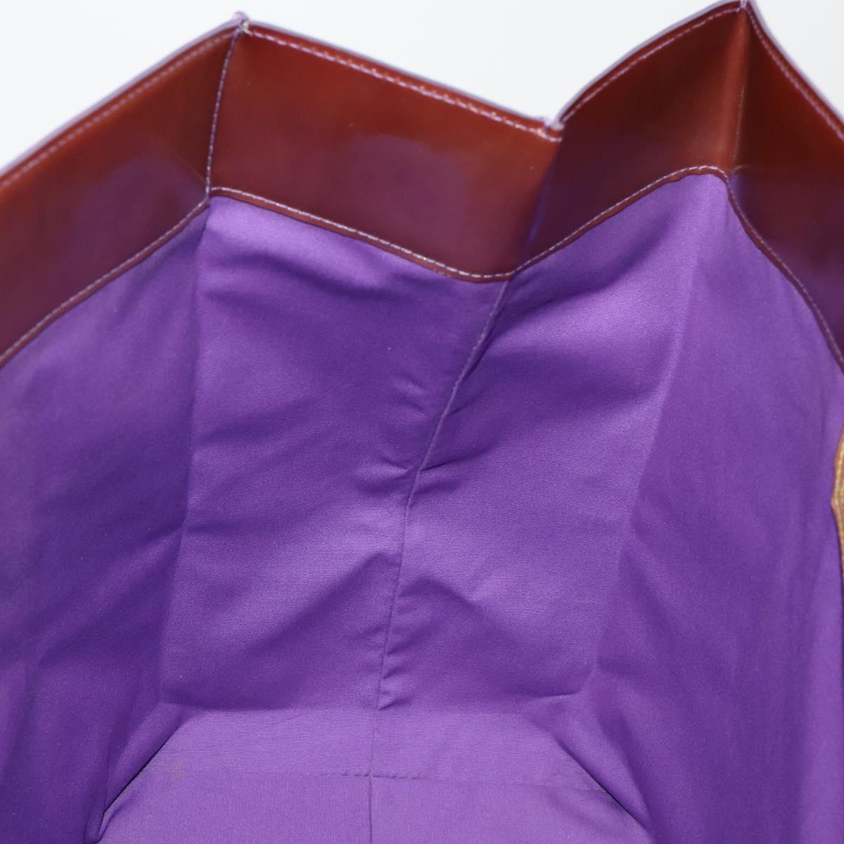 LOUIS VUITTON Monogram Vernis Reade GM Tote Bag Purple Viole M91085 Auth ep15738