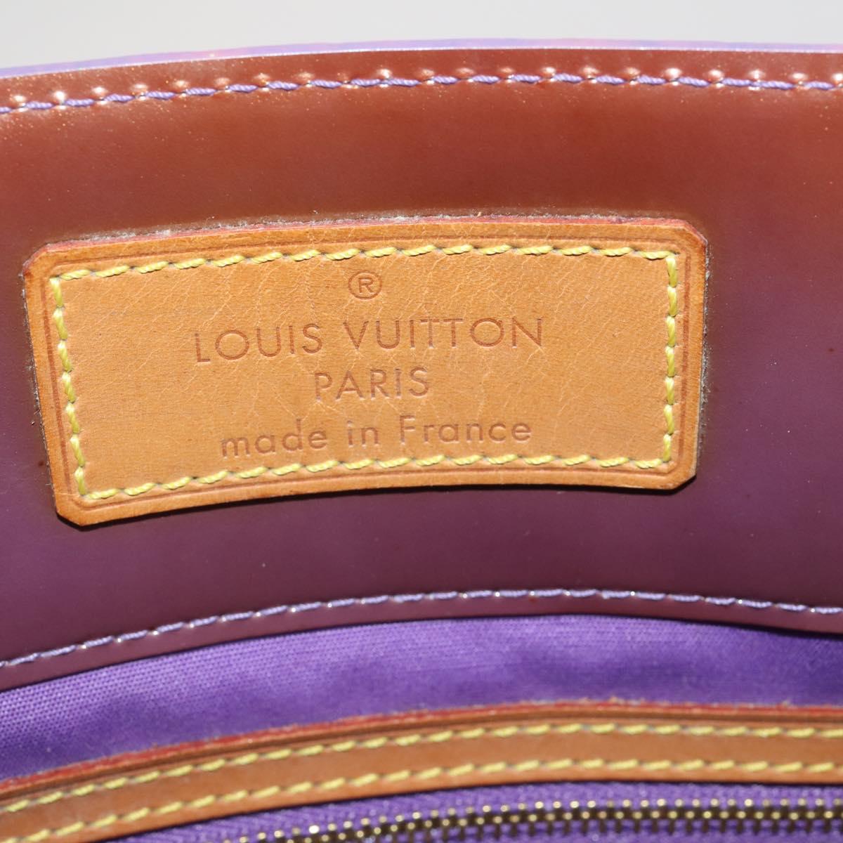 LOUIS VUITTON Monogram Vernis Reade GM Tote Bag Purple Viole M91085 Auth ep15738